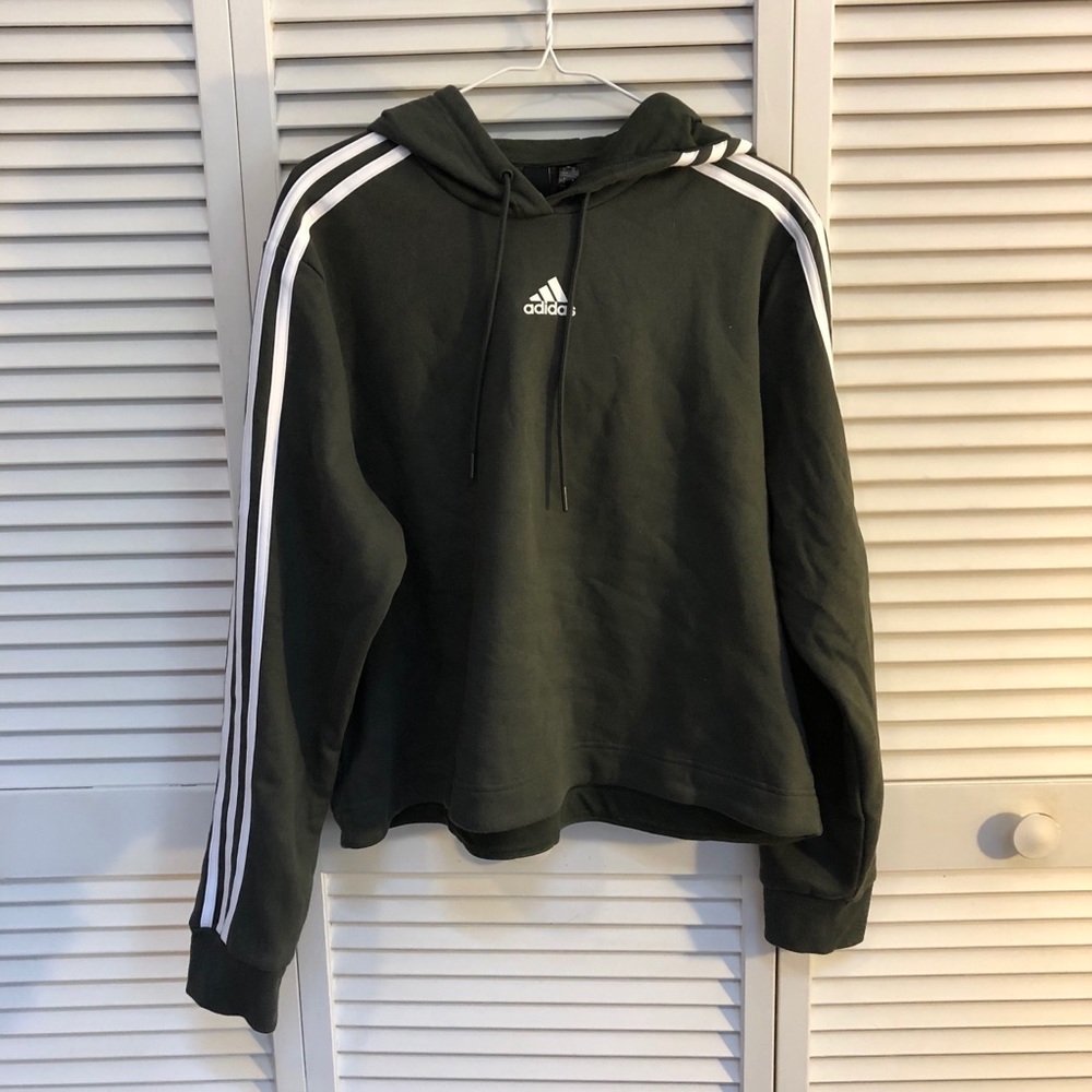 NWOT Olive Green Adidas Hoodie Size L